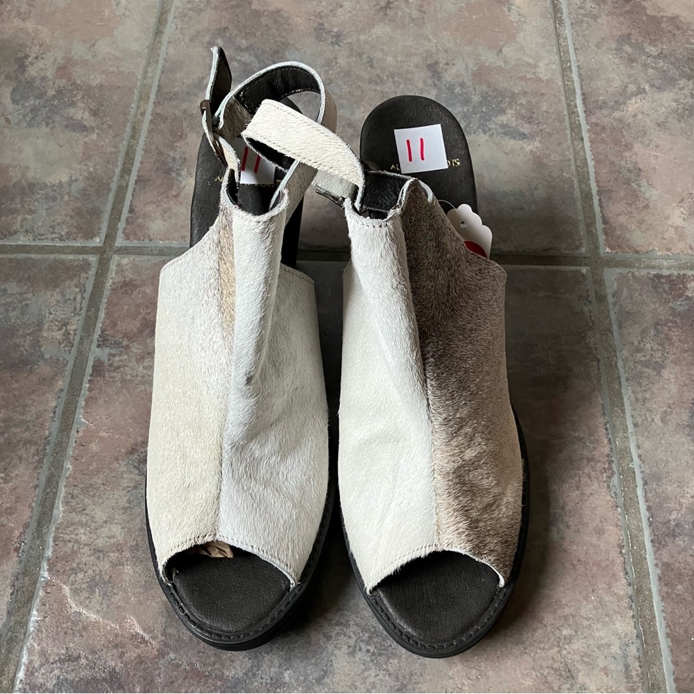 Cowhide Heels
